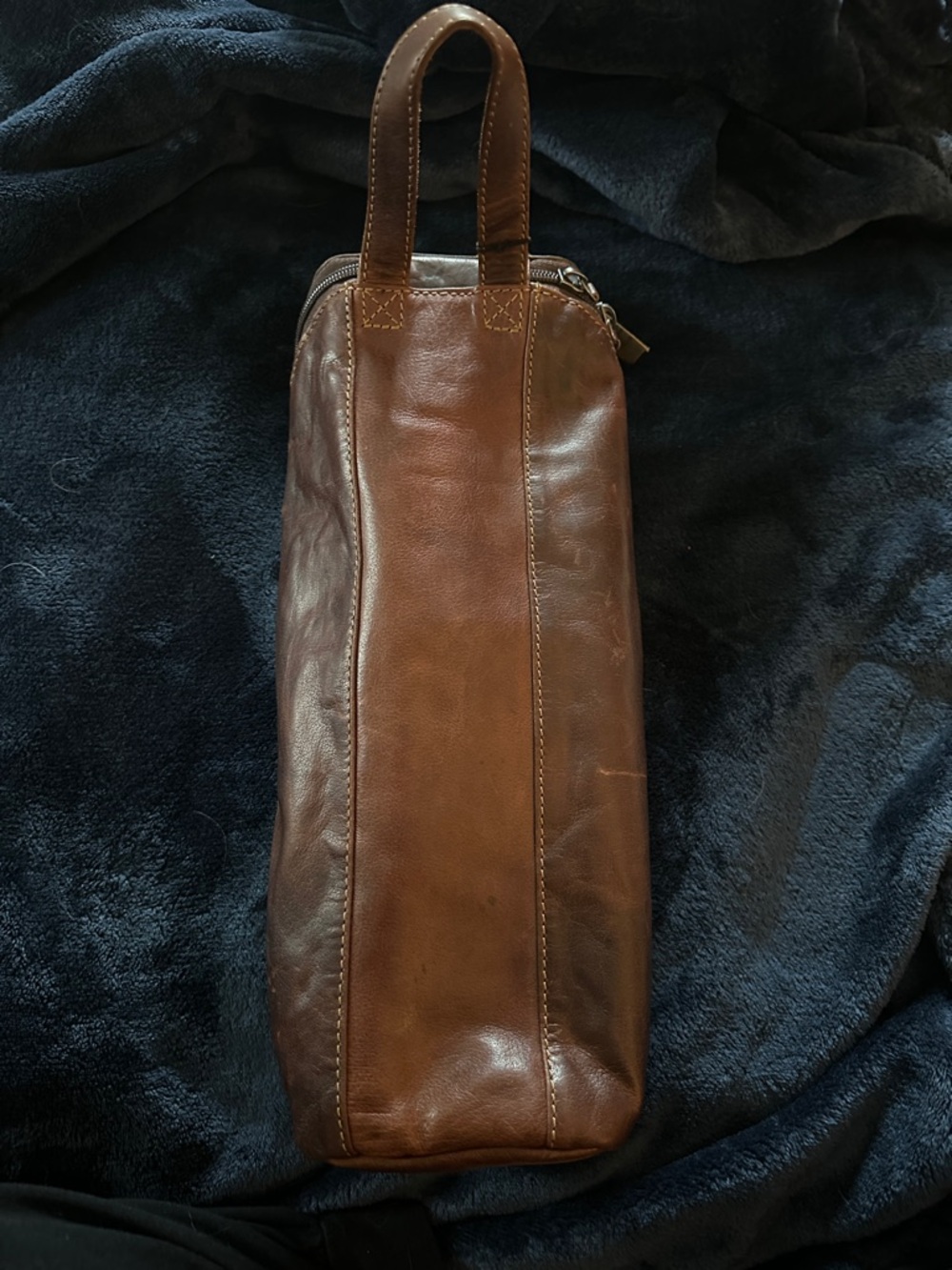 Jack Georges Voyager Collection Brown Leather Champagne Bag 7512 - Picture 4 of 7